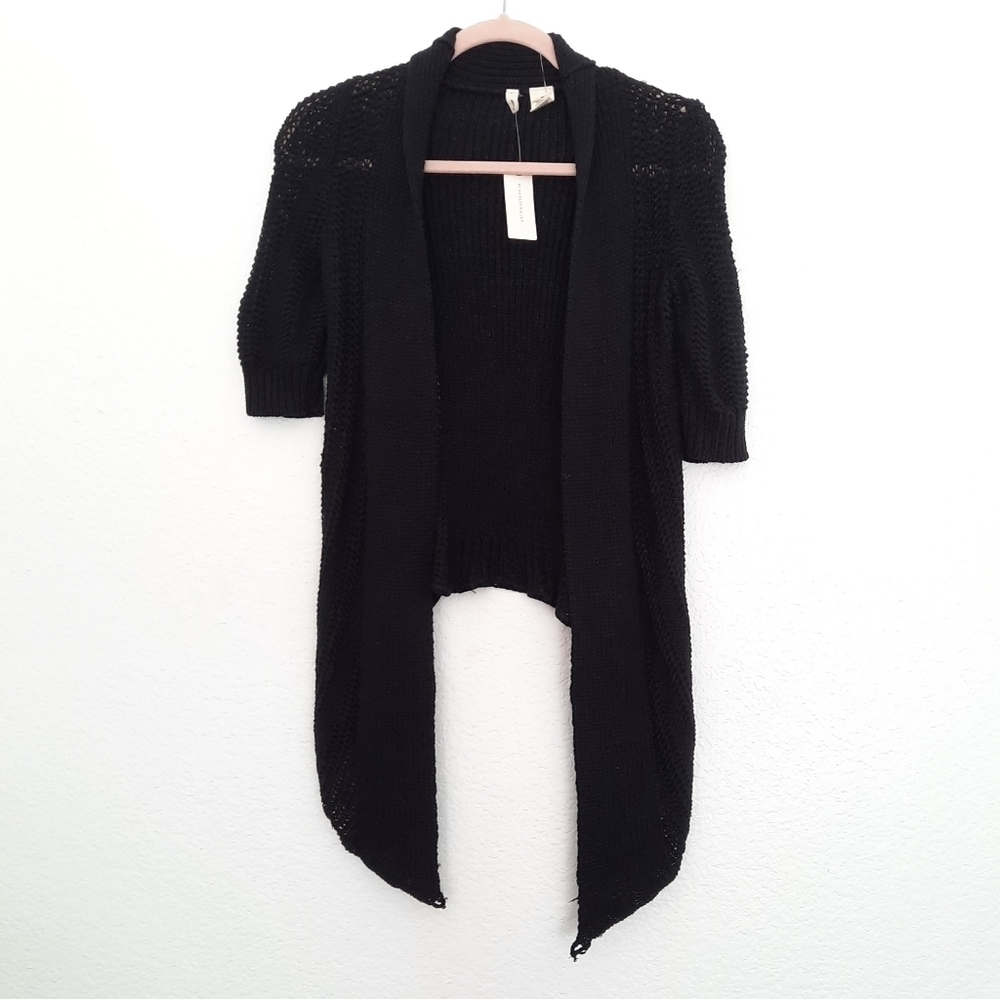 Anthropologie Moth Black Cardigan XS